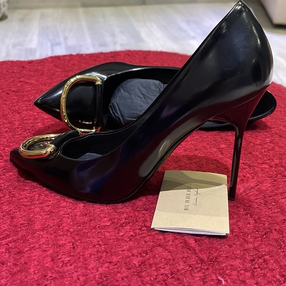 Burberry Shoes - Burberry Flanagan D-Ring Pumps. Made in Italy. Size: US 8 1/2, UK 6, EUR 39